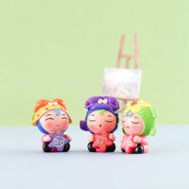Putuo Mountain souvenirs Creative gifts Office desk Home decoration ornaments Cute twelve constellations dolls