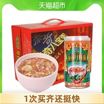 Taiqi Babao porridge Convenient instant breakfast porridge Instant porridge Convenient porridge Gift box 370g*12 cans