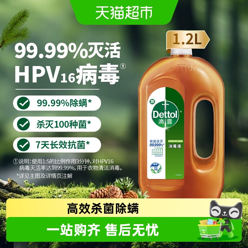 Dettol （寶劍牌滴露）抗菌消毒剤 750ml×2本 デトール 殺菌消毒液