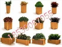 Zhengzhou anticorrosive wood carbonized wood outdoor flower pond flower pot floor grape rack pavilion corridor swing flower rack flower box