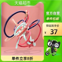 () Babel duck baby tooth glue hand grasp ball puzzle baby grinding tooth stick bite glue silicone can be boiled