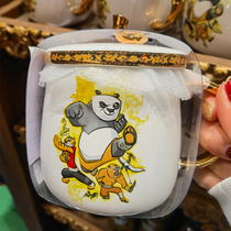 (Spot) Universal Studios Kung Fu Panda with Cover Mug Tea Cup Office Water Cup