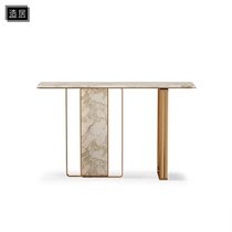 Nordic entrance porch partition cabinet modern creative design household model room marble porch decoration shelf