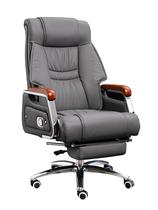 Leather boss chair office chair can lie home comfortable sedentary massage swivel chair backrest computer chair