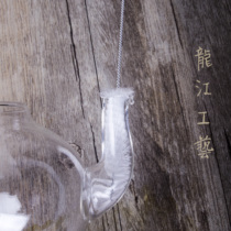 Teapot spout brush Stainless steel nylon brush Fine mouth bottle brush Bottle mouth brush Tea set accessories