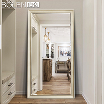 Bolen American dressing mirror retro-body mirror clothing store floor mirror bedroom wall hanging household stereoscopic large mirror