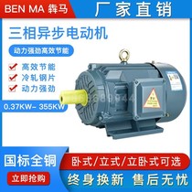 Variable-pole multi-speed three-phase asynchronous motor YD2160M 8-pole 4-pole 5kw 7 5kw two-speed three-speed AC motor