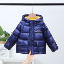 Anti-season new childrens down jacket mens and womens children thicken warm childrens white duck down baby down jacket winter