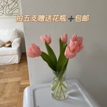 High degree of simulation tulip flower ins room decoration fake flower ornaments simulation flower Tulip home decoration