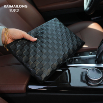 Kemaron mens hand held bag large capacity genuine leather handbag male head layer soft cow leather business casual clip bag mens bag