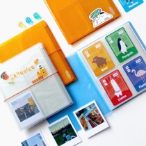Korea Jamstudio glitter PVC strap sticker small card collection book business card bank card storage book