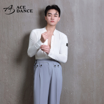 ACEdance magnificent adult men Latin dance clothing autumn and winter design mens shirt long sleeve practice uniform SY186