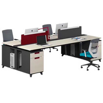 Shanghai office furniture staff desk 46 person combination fashion staff table and chair simple modern new custom
