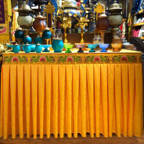 Meditation Buddha Temple Temple table skirt for tablecloth tablecloth tablecloth Buddha table cover God for tablecloth customized 1 meter 85 yuan