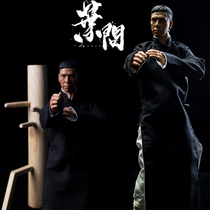 1 6 Wing Chun Ip Man movie Donnie Yen Martial Arts star head carving soldier Hand-made model movable doll toy