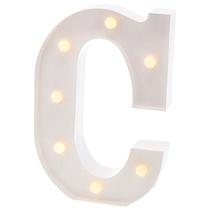 Barnyard Designs Metal Marquee Letter Flat C Light