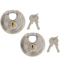 Key Padlock Stainless Steel - Set of 2 Padlocks
