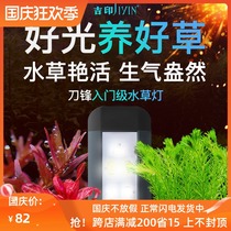 Jiyin blade grass light Full Spectrum LED waterproof fish tank light professional introduction grass cylinder red grass green grass landscape light