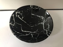 Ceramic stainless steel glass basin floor ash basin ashtray Star hotel lobby trash can matching smoke tray