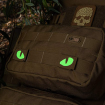 Devils Eye Velcro backpack MOLLE webbing special wear hanging You are targeted luminous morale chapter
