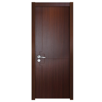 Shangpin natural color wooden door lacquered interior door bedroom door home custom composite solid wood set door 9049