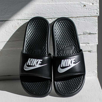 Nike Nike mens shoes 2021 summer new official website beach shoes wear thick bottom sports slippers 343880-090