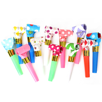 Birthday party cheer props blowing dragon whistle horn party cheer roll whistle blowing dragon horn festival toys