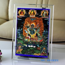 Customized Vajra Bodhisattva portrait 45 phase printing paper Buddha portrait painting double-sided plastic seal can be equipped with photo frame setting