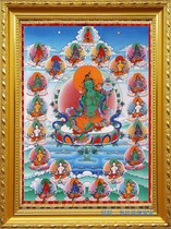 Customized 21-degree Mother portrait 33 photo paper plastic seal Buddha painting exquisite Tantric Thangka photo frame setting