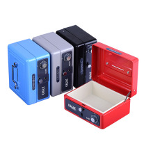 Yihe high 668s small metal portable vault portable gold cabinet change box password box