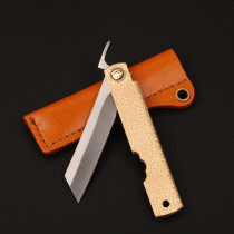 Bear fat back guard knife fat back guard paper knife fat back guard clip steel knife collection knife pocket knife