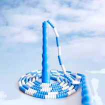 Childrens Bamboo Festival Jump Rope Elementary School Students Middle School Kindergarten Beginner Figure Adjustable Fitness Bead Festival Jump Rope