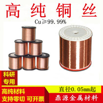 chun tong si copper wire rod copper wire experimental copper electrolytic copper wire oxygen-free copper wire conductive copper ultra-fine copper wire