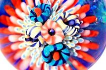  Kevin Ogretti Sea Flower Art Glass Town Paper Pendulum Pieces Living-room Decoration Home Desktop Crafts