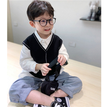 Tong Tong Ma custom boys and girls Korean version of loose color vest children tide waistcoat baby soft waistcoat autumn dress