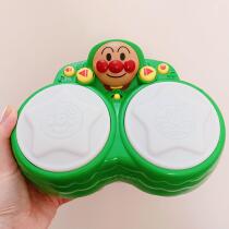 Spot Japan imported bread Anpanman drum musical instrument 7 color flash light music drum Electronic music childrens award-winning toys