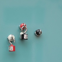 Metal Magnet Hooks Genguan Key Hook Free wall Wall-mounted Kitchen Trim Hook fridge with two combined clothing