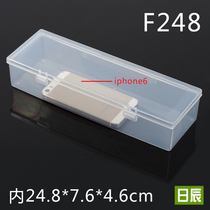 Rectangular transparent tool box PP plastic box storage box hardware parts Box large box