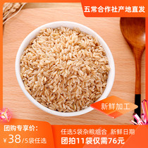Lianghe Liangcang Northeast Brown Rice 500g High Quality Japonica Rice 1 Jin Farmhouse Rice Coarse Grain Rough Grain Rice