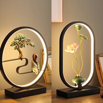 New Chinese Desk Lamp Bedroom Bed headlights Zen Creative Cartoon Personality Brief Remote Touch Usb Smart Voice