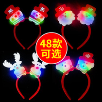 Christmas children adult dress up supplies Santa Claus headband snowman headband antler headgear Christmas hat