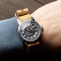 Ukrainian Aviator ◇ Ancient luxury pilot 24-hour retro watch mens mechanical watch