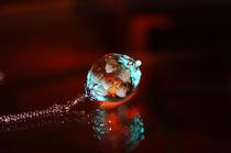Canadian Breath㊣ Hand made exquisite chic Romantic Starry Glowing Glass Bubble Necklace