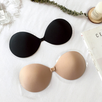 2021 spring new silicone invisible bra small chest gathered on top to thick non-slip breast stickers Tide brand