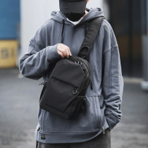 Casual Mens Chest Bag Minimalist single shoulder Inclined Satchel multifunction Chauffawl diagonal Backpack Bag Tide Postman Bag mens bag