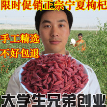 Buy 1 send 1 co-500g new land and resources bureau in the Ningxia Lycium barbarum authentic in ning hong gou qi citrate citric acid peasant specialty disposable gou qi zi
