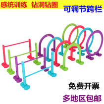 Kindergarten arch drill Cave toy sensory equipment plastic hurdles sports game drill ring outdoor drill parent-child