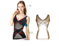 Japanese single tail single foreign trade shapewear Free bra corset vest Belly beauty back beauty body base coat woman