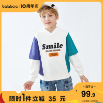 Ballabala childrens blouses boy necropolis with large children long sleeves Fashion with trendy cotton