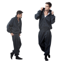 Explosive sweat suit sweaty suit mens suit fitness running sweat suit airtight body suit weight sauna sweating suit